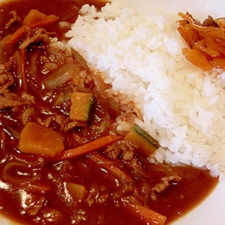 牛肉と夏野菜のカレー♪